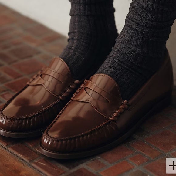 Used J. Crew Winona penny loafers in spazzolato leather - Picture 4 of 7